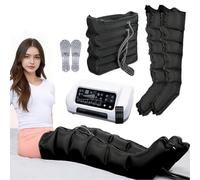 Pressoterapia Linfodrenaggio Professionale, Pressoterapia Per Casa, Apparecchio Massaggiatore Gambe 6 Camere D'aria Disattivabili, 6 Programmi Di Massaggio, Anticellulite, Drenaggio Linfatico