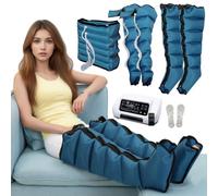 Pressoterapia Linfodrenaggio Professionale, Pressoterapia Per Casa, Apparecchio Massaggiatore Gambe 6 Camere D'aria Disattivabili, 6 Programmi Di Massaggio, Anticellulite, Drenaggio Linfatico