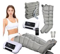 Pressoterapia Linfodrenaggio Professionale, Pressoterapia Per Casa, Apparecchio Massaggiatore Gambe 6 Camere D'aria Disattivabili, 6 Programmi Di Massaggio, Anticellulite, Drenaggio Linfatico