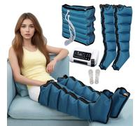 Pressoterapia Linfodrenaggio Professionale, Pressoterapia Per Casa, Apparecchio Massaggiatore Gambe 6 Camere D'aria Disattivabili, 6 Programmi Di Massaggio, Anticellulite, Drenaggio Linfatico