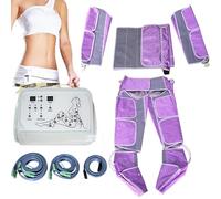 Pressoterapia Linfodrenaggio Total Body per Casa Massaggiatore Elettrico Compressione Massaggiatore Anticellulite Macchinario Macchina Linfodrenaggio Tuta Drenaggio Linfatico,Purple
