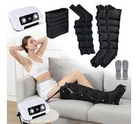 Pressoterapia Linfodrenaggio Total, Body Pressoterapia Gambe E Pancia Macchina Per Pressoterapia a Casa, 6 Camere d'Aria Linfodrenaggio Braccia Macchinario Pressoterapia Professionale