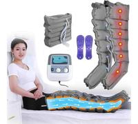 Pressoterapia Linfodrenaggio Total Body Pressoterapia Gambe E Pancia, Massaggiatore Elettrico a Compressione D'Aria, Massaggiatore Anticellulite Pressoterapia Professionale