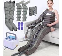 Pressoterapia Linfodrenaggio Total Body Professionale Massaggiatore, Gambe a Compressione D Aria Pressoterapia Gambe Pressoterapia Per Casa, 4/6 Camere D'aria Pressoterapia Linfodrenaggio
