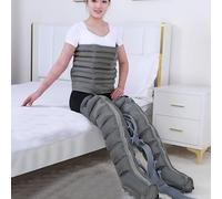 Pressoterapia, massaggiatore elettrico per gambe a compressione d'aria per tutto il corpo, pressoterapia e massaggiatore per drenaggio linfatico | Sistema di recupero di 8 cavità, stivali a