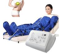 Pressoterapia, massaggio, drenaggio linfatico, apparecchio estetico, massaggiatore elettrico per braccia e collo, pressoterapia, drenaggio linfatico a pressione d'onda d'aria