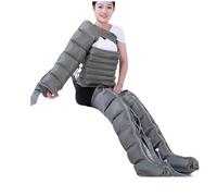 Pressoterapia per Casa per Gambe E Addome, 6/8 Camere, Massaggiatore Elettrico a Compressione D'aria Gambe E Addome E Braccio Piedi(6 cavity)