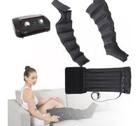 Pressoterapia per Casa per Gambe e Addome,Air Power Pressoterapia Linfodrenaggio Professionale Manuale,Massaggiatore Gambe,Linfodrenaggio Braccia Macchinario