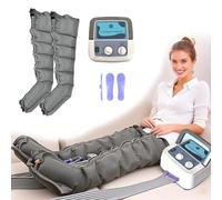 Pressoterapia per Casa per Gambe E Addome Braccia, 6 Camere D'aria Pressoterapia Linfodrenaggio, Elettrico Pressoterapia Massagg Drenaggio Linfatico Gambe