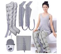 Pressoterapia Per Casa Per Gambe E Addome, Massaggiatore Elettrico A Compressione D'Aria, 6 Camere D'aria Pressoterapia Linfodrenaggio