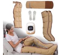 Pressoterapia Per Casa Per Gambe E Addome, Massaggiatore Per Vita Braccia Gambe Caviglie, Linfodrenaggio, Aiuta Ad Alleviare Il Dolore E Il Relax Del Linfedema Funzione Di Riscaldamento