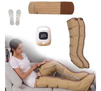 Pressoterapia Per Casa Per Gambe E Addome, Massaggiatore Per Vita Braccia Gambe Caviglie, Linfodrenaggio, Aiuta Ad Alleviare Il Dolore E Il Relax Del Linfedema Funzione Di Riscaldamento