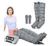 Pressoterapia Per Casa︱ Pressoterapia Professionale︱Massaggiatore Gambe e Piedi︱ 6 Cavità Electric Leg Air Compression Massager︱ Linfodrenaggio︱Pressoterapia Gambe(Set Combinati Opzionali)