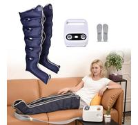 pressoterapia professionale per casa, pressoterapia linfodrenaggio gambe, massaggiatore elettrico compressione dell'aria, Body Pressoterapia Gambe E Pancia Macchina (Blue, 2 legs)