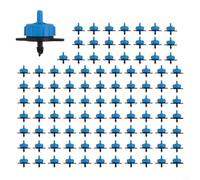 Pressure Compensating Drippers 100pcs 2L/H Garden Irrigation(8L) | 2L/H constant flow, pressure compensating, plastic , flower bed lawn use, 100pcs pack