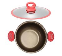 Pressure Cooker Pot - Instant Cook Pot, Kitchen Cooker Pressures Pots | Food Steamer Long Handle Multi Cookeer with Auto Lock Lid | Stainless Steel Pressure Cookers with Steamer Bas