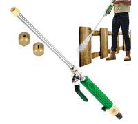 Pressure Nozzle, 46,5 x 5 cm Sprayer Head Car Washing Garden Hose Nozzle | Convenient To Use Fast Watering Sprayer Cleaning Tool, Strong Portable Washer Wand For Decks, Patios, Recinzione