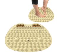 Pressure Point Foot Mat, Foot Relax Pressure Point Massage Pad, Foot Stimulator for Relaxation, Walking Toe Plate for Foot Relief, Foot Massage Pad for Offices, Portable Foot Massager for Travel,