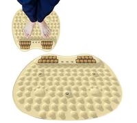 Pressure Point Foot Mat for Relaxation, Foot Stimulator Massage Pad, Large Walking Toe Plate for Relief, 19.69x19.69 Inches Versatile Mat for Room, Traveling