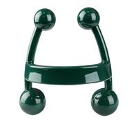 Pressure Point Massage Tool, H-Shaped Portable Massager, Deep Tissue Relief, Muscle Relaxation, 12.7x11.8cm, Ideal for Back, Feet and Whole Body, Health, Fitness Equipment, Green