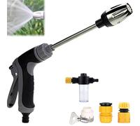 Pressure Washer - 15 X più Powerful Than Hoses, Portable Spray Nozzle Car Pressure Cleaner, Stainless Steel Wand Easy Install, Universal Fit for Patio Driveway Car
