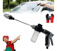 Pressure Washer - 15x More Powerful Than Hoses, Portable Jet Washer Cordless for Three Spray Modes - With Stainless Steel Universal Hose Fit, Power Washer for Patio &Car (B)