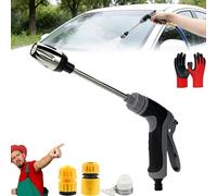 Pressure Washer - 15x More Powerful Than Hoses, Portable Jet Washer Cordless for Three Spray Modes - With Stainless Steel Universal Hose Fit, Power Washer for Patio &Car (C)