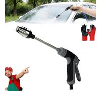 Pressure Washer - 15x More Powerful Than Hoses, Portable Jet Washer Cordless for Three Spray Modes - With Stainless Steel Universal Hose Fit, Power Washer for Patio &Car (A)