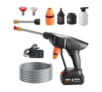 Pressure Washer - 3 Mode Portable Deep Cleaning | portable cleaning machine, Stainless Washer Car Wash Machine for Vehicle Bike Indoor Outdoor Home Furniture Balcony Yard Garden Fence