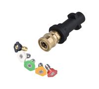 Pressure Washer Adapter Accessories for Karcher with 5 Power Nozzle Tips Multiple Degr TOD