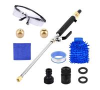 Pressure Washer, Hand Held Pressure WasherS, Jet Washer Wand, 2 Spray Modes, with 2 Nozzles, Jet Nozzle Power Washer for Garden Hose, Cars, Driveways & Patios (A)