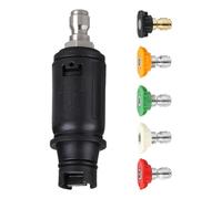 Pressure Washer Nozzle - Adjustable Spray Attachments, Quick Connect Tip
