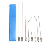Pressure Washer Nozzle Tips, Stainless Steel High Pressure Tips, Crevice Cleaner Needle Nozzle Set, Multi Purpose Drain Cleaning Kit With Precision Deep Cleaning For Gutter Appliance Drain Washing