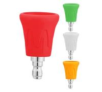 Pressure Washer Nozzles - Car Wash Accessories | 4pcs Pressure Washer Nozzle Guard | Kit di lavaggio multipli per 1/4 pollici Diameter Sprayers or Washers PressureWasher Accessories