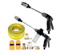 Pressure Washer - Power Washer | Adjustable Nozzle Handheld Cleaner | Small Car Wash Pressure Washers For Detailing Cars, Patios, Garden & Outdoor Surfaces With 5m Water Pipe And Connectors