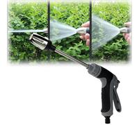 Pressure Washer, Power Washer Cordless High Pressure Cleaner Gun With Universal Garden Hose Nozzle & Water Adapter, for Patio, Car Washing, Driveway, Deck, Garden & Outdoor Cleaning (Black)