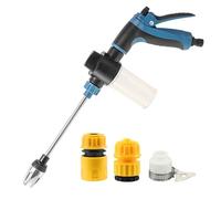 Pressure Washer - Stainless Steel 360 Rotating Spray | Cordless High Power Cleaner | Handheld Garden Hose Attachment, Patio Car Window Cleaning Tool, Versatile Mud Grime Remover Accessory