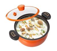 pressureCooker- Fast Cooking Cookware, Multi Cooker pressure| Smart Cooking Innovation Non-Stick Pumpkin pressureCooker, Fast Heating pressureCookerWith See-Through Lid For Home