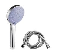 Pressurized Hand Shower Package, 5 modalità, regolabile, grande output Nozzle, Water Saving High Pressure Showerhead for Bathroom Accessories Set (Set 2)