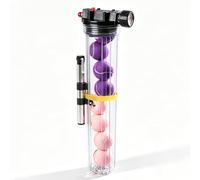 Pressurizzatore Per Palline Da Tennis, Salva-palline Da Tennis, Pressione Regolabile Da 0 A 30 Psi Con Manometro E Pompa Manuale, Capacità 4/8/12 Palline, Chiave Inclusa, Senza Palline 8-ball