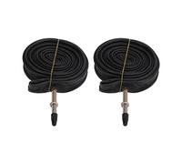 Presta Valve Bike Camera d'Aria, 2 Pack 700x23c Camera d'Aria Assorbimento degli Urti Isolamento Elettrico con 2 Leve per Pneumatici per Mountain Bike per Bici da Strada (700X23C Bocca francese 48)