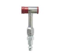 Prestacycle Prestaflator Mini Pro, testa di gonfiaggio per pneumatici da bicicletta, valvola Presta Push-to-Inflate per linee di compressori d'aria, attrezzi e manutenzione della bici, strumento di