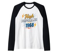 Prestazioni elevate dal 1968 - Vintage 1968 completamente Maglia con Maniche Raglan