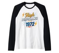 Prestazioni elevate dal 1972 - Annata del 1972 completamente Maglia con Maniche Raglan