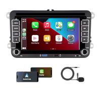 [Prestazioni Elevate] Linux Autoradio per Golf 5 6 Passat Jetta Caddy Polo cc Tiguan EOS Touran T5 Scirocco Wireless Carplay & Android Auto, con display IPS da 7 inch Bluetooth/FM/AM/USB/EQ/Touch