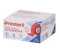 Presteril Benda Elastica Autoadesiva 2,5cm x 4,5m colore Rosso