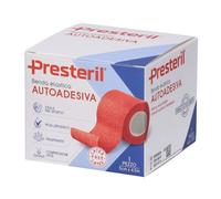 Presteril Benda Elastica Autoadesiva 5cm x 4,5m colore Rosso