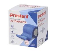 Presteril Benda Elastica Autoadesiva 7,5cm x 4,5m colore Blu