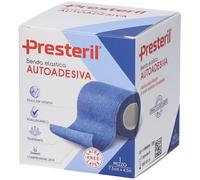 Presteril Benda Elastica Autoadesiva 7,5cm x 4,5m Colore Blu 7x1 St