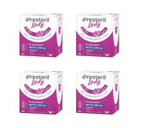 Presteril Lady, Assorbenti Esterni Notte con Ali in Cotone 100% Biodegradabile,
